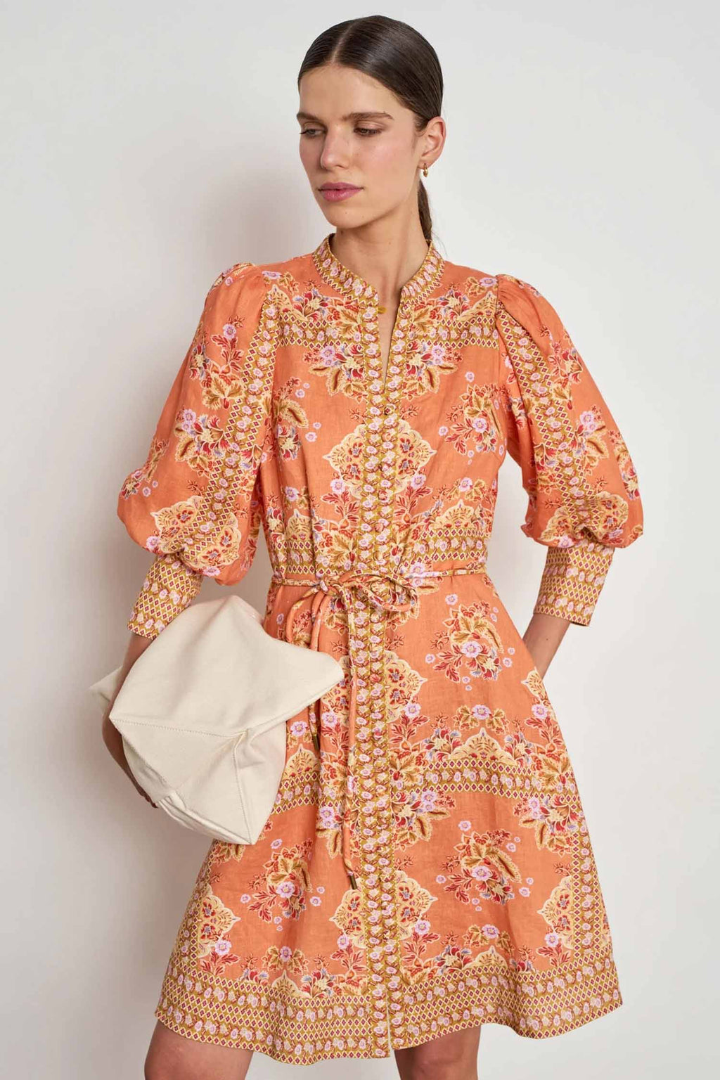 Scenic Dress in Marigold Glow