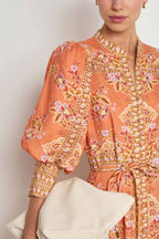Scenic Dress in Marigold Glow
