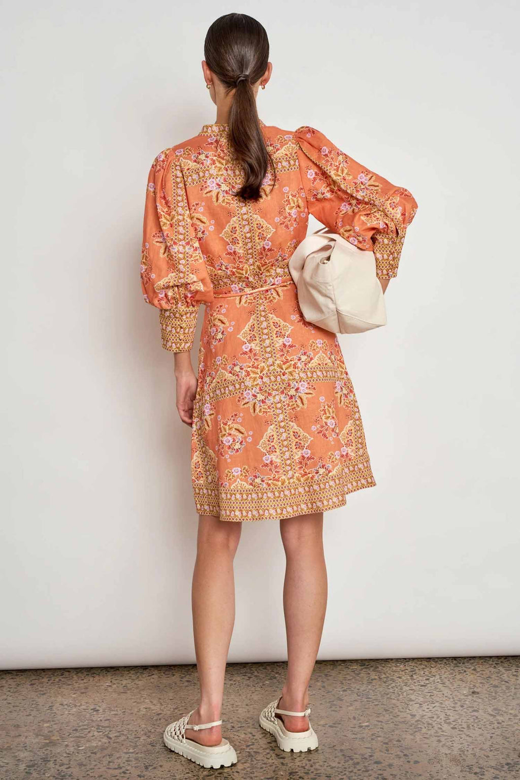 Scenic Dress in Marigold Glow