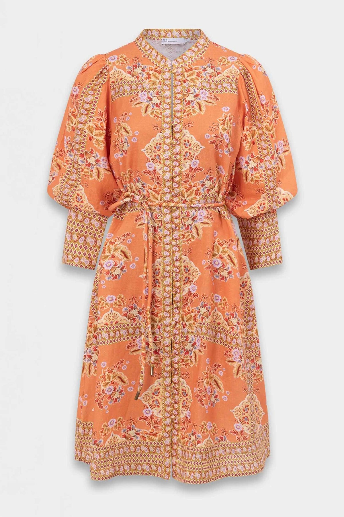 Scenic Dress in Marigold Glow