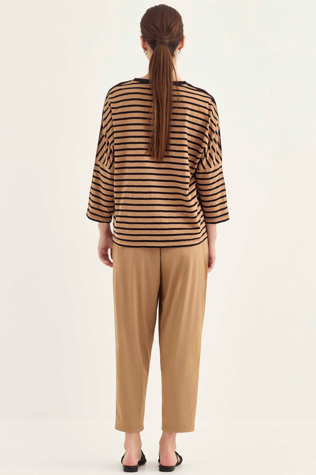 Scenic Top in Black/Caramel