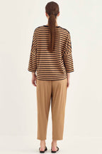 Scenic Top in Black/Caramel