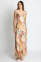 Selena Slip Dress in Capri