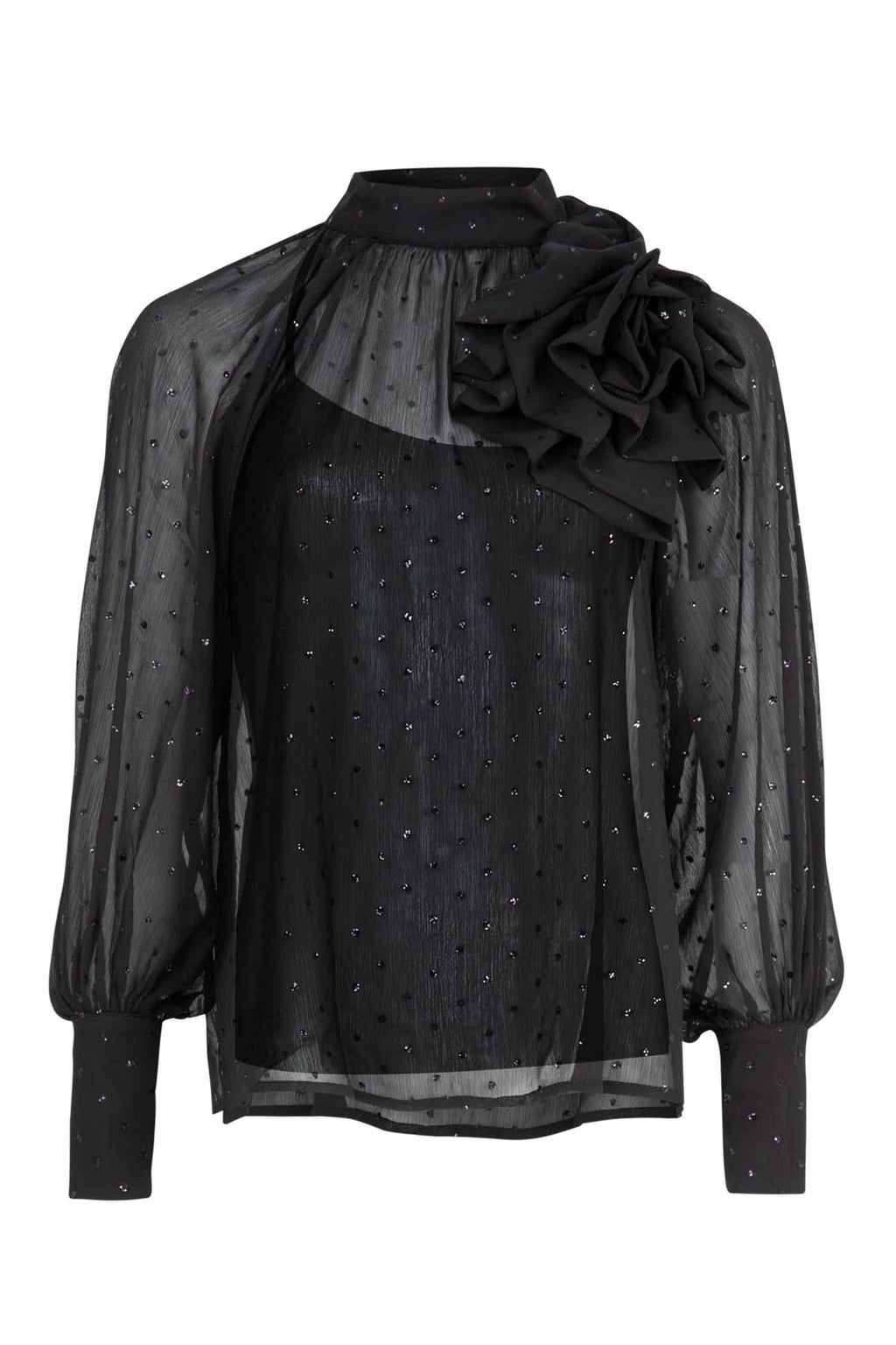Sew Fancy Blouse in Black