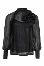 Sew Fancy Blouse in Black