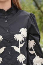 Sewing The Seeds Dress in Black & Cream
