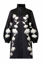 Sewing The Seeds Dress in Black & Cream