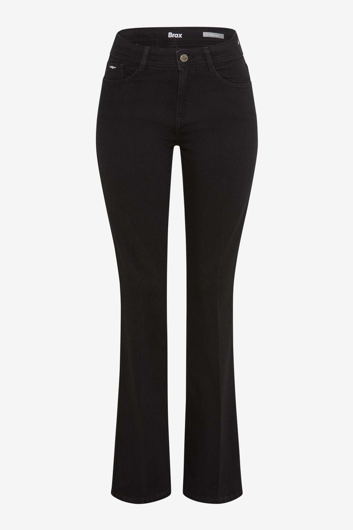 Shakira Slim-Fit Jeans in Clean Black