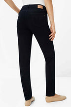 Shakira Slim-Fit Jeans in Clean Blue Black