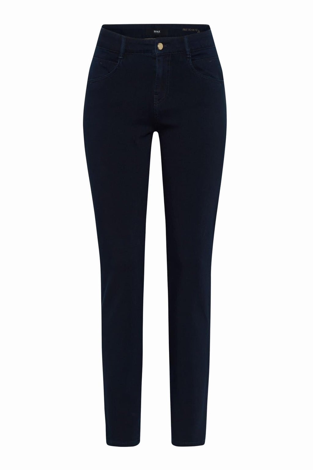 Shakira Slim-Fit Jeans in Clean Blue Black