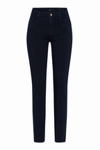Shakira Slim-Fit Jeans in Clean Blue Black