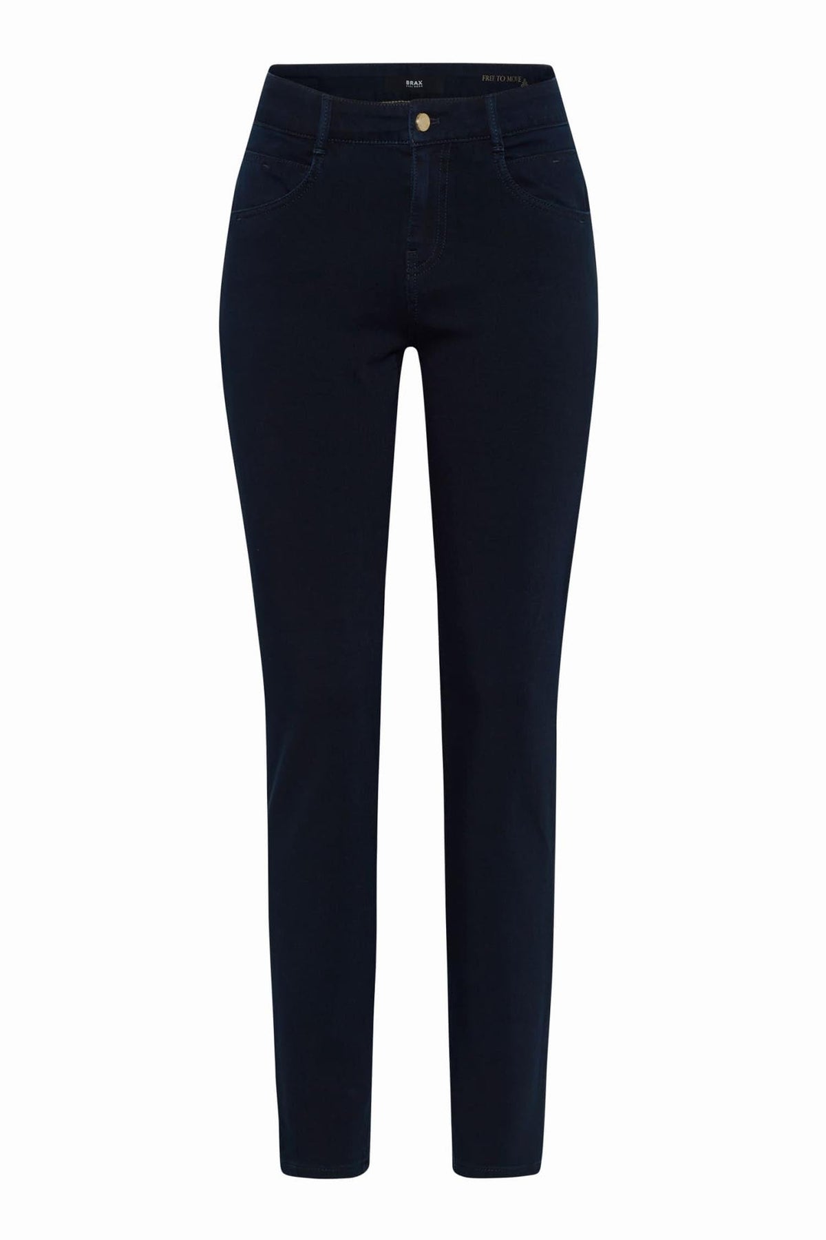 Shakira Slim-Fit Jeans in Clean Blue Black