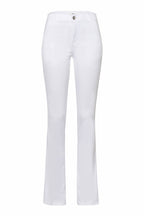 Shakira Slim Boot Cut Jeans in White