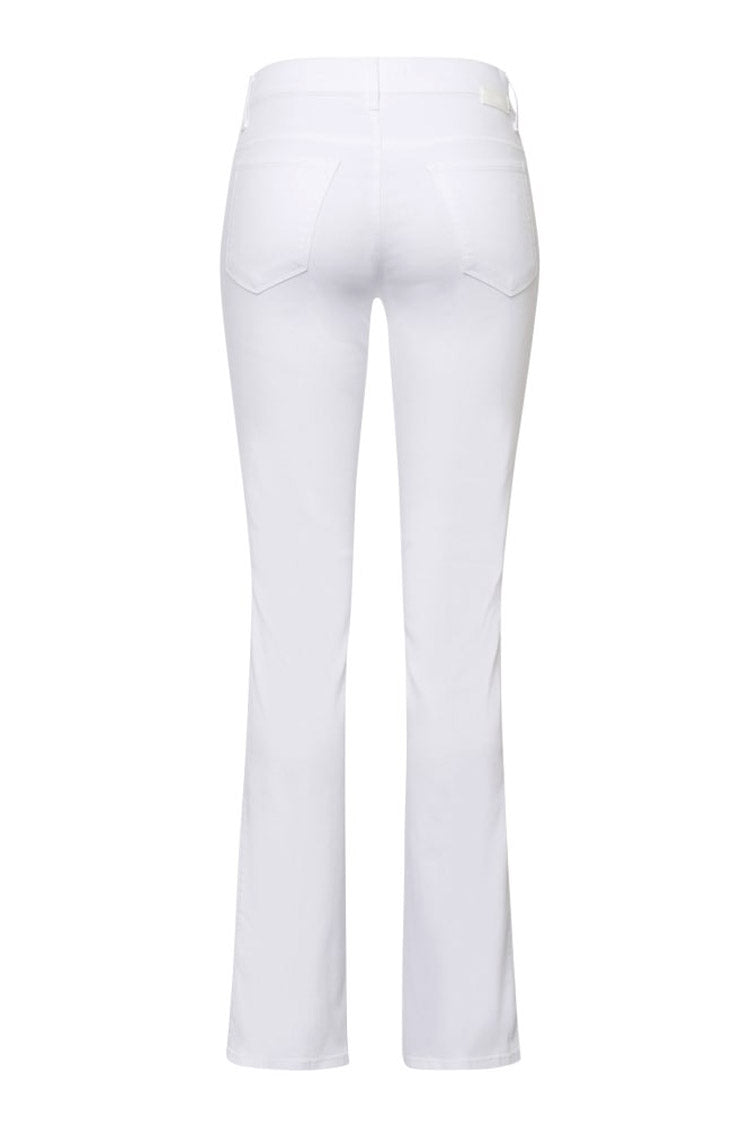 Shakira Slim Boot Cut Jeans in White