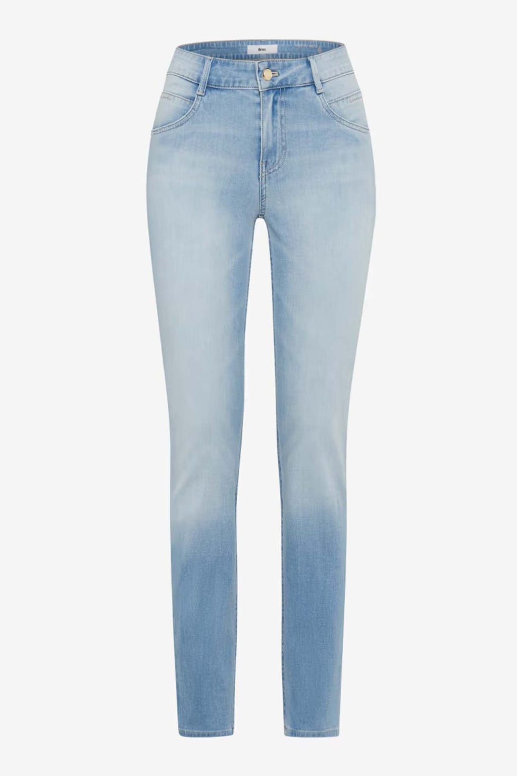 Shakira Slim Fit Jeans in Used Bleached Blue