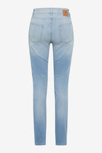 Shakira Slim Fit Jeans in Used Bleached Blue