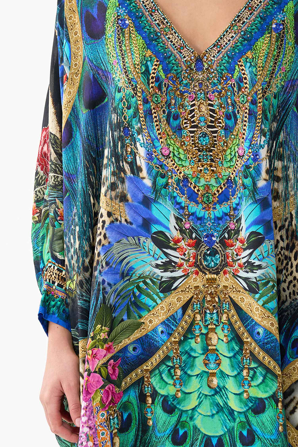 Short Kaftan w Cuff in Animal Alchemy