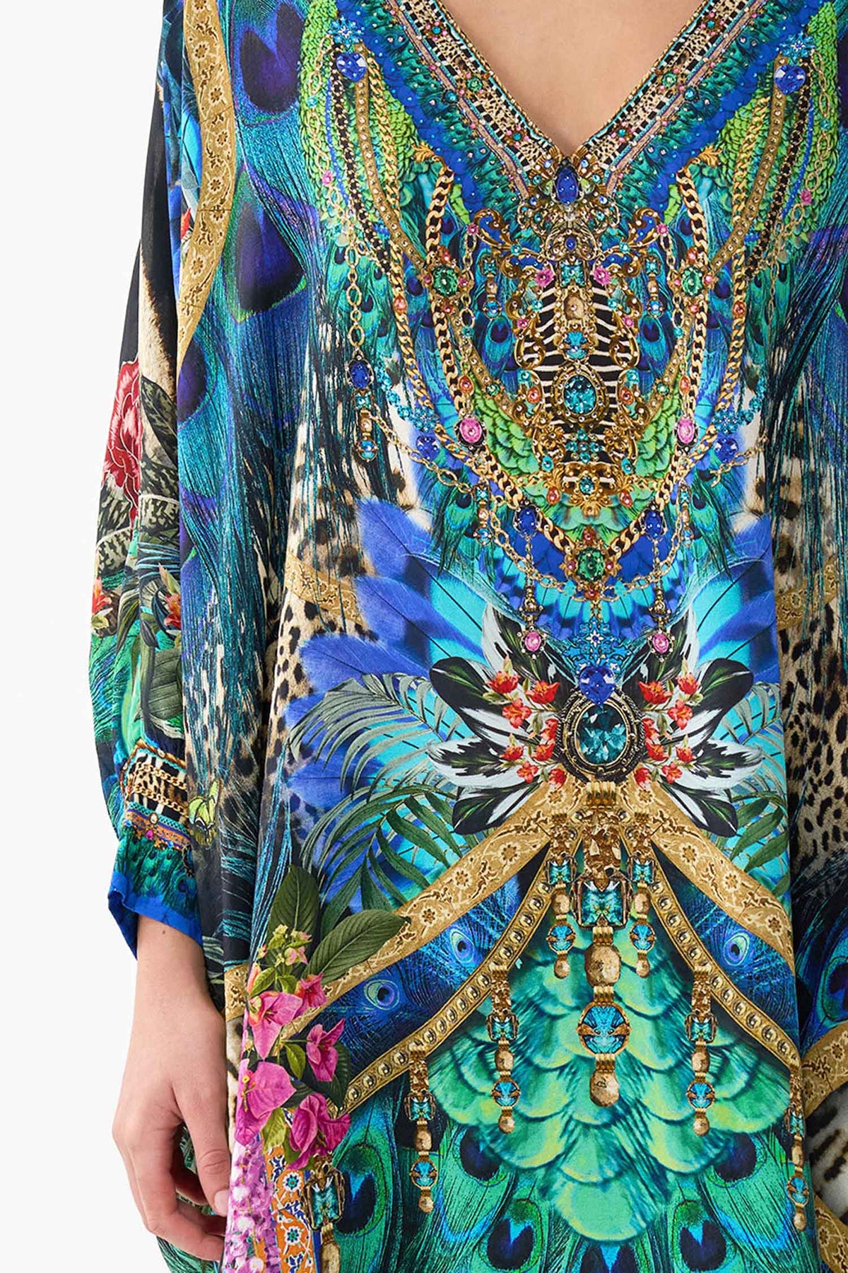 Short Kaftan w Cuff in Animal Alchemy