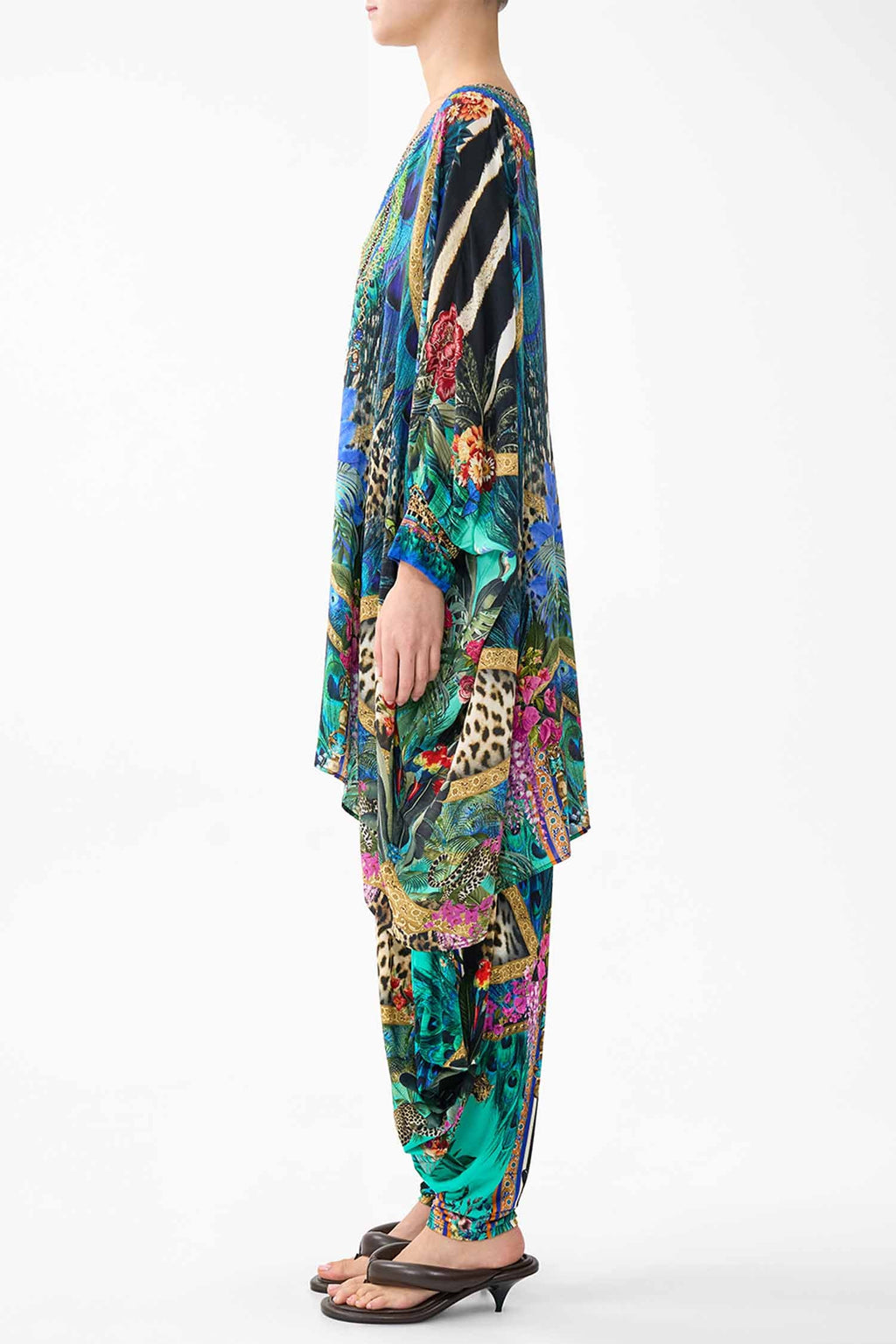 Short Kaftan w Cuff in Animal Alchemy