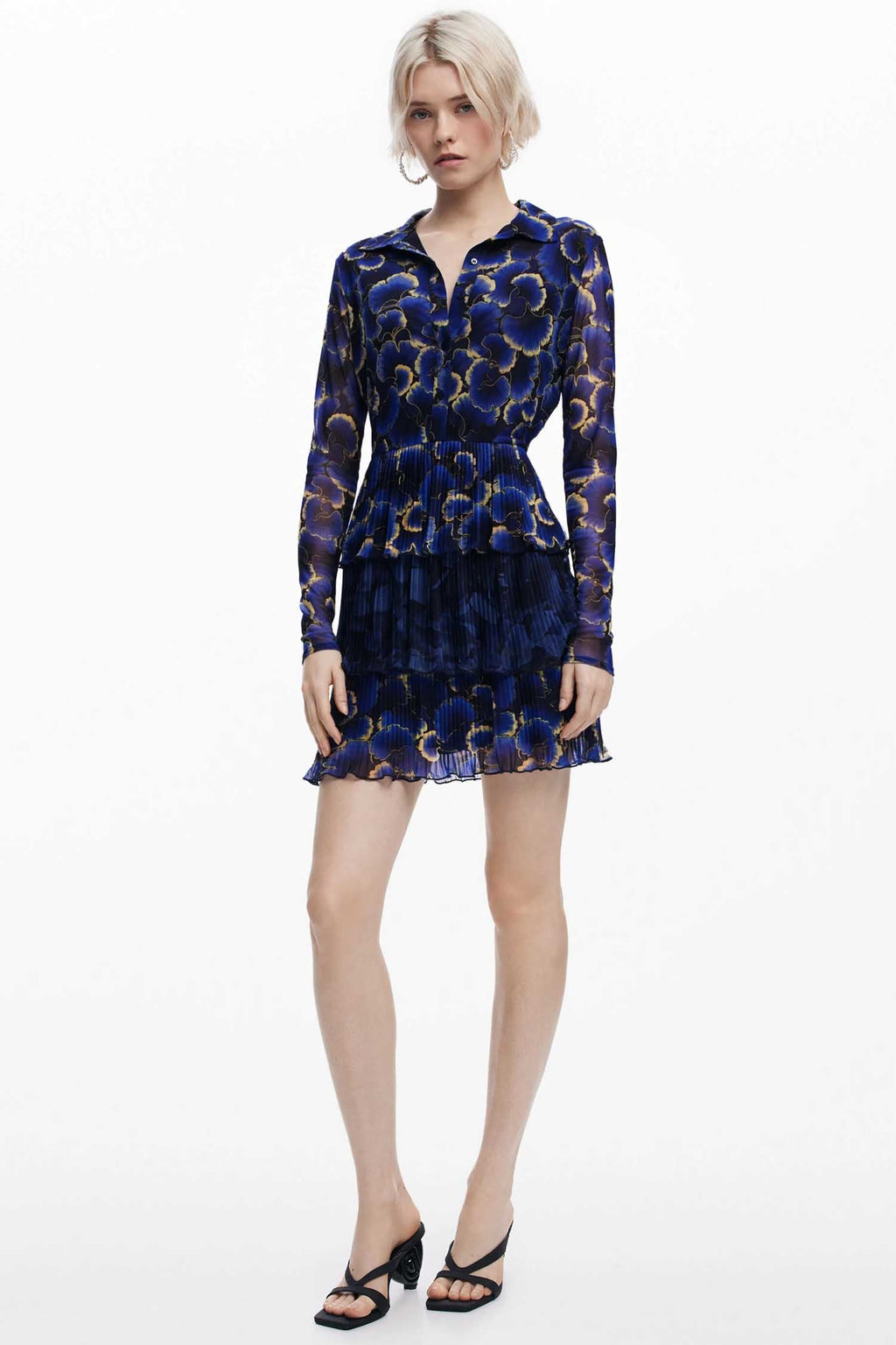 Short Shirtdress in Floral Print  | FINAL SALE