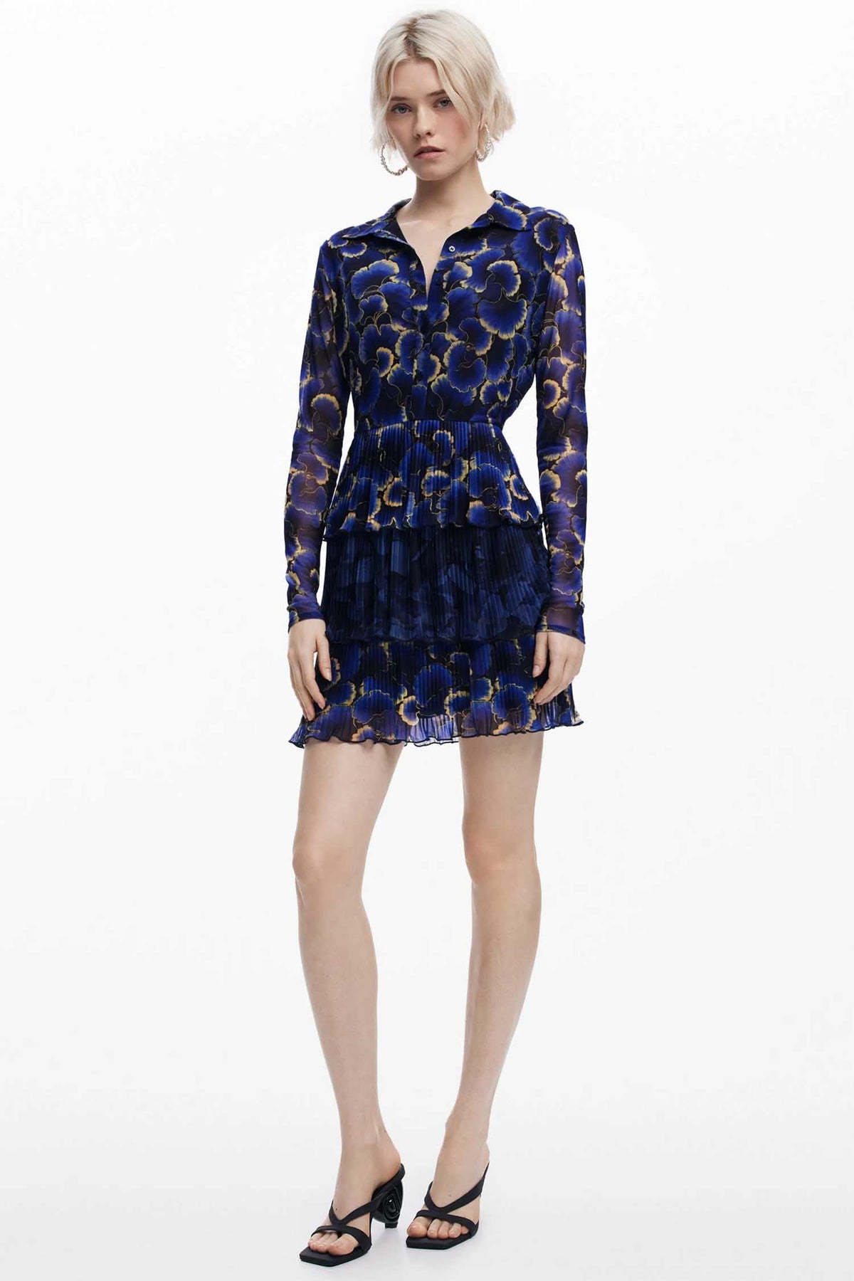 Short Shirtdress in Floral Print  | FINAL SALE