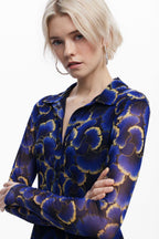Short Shirtdress in Floral Print  | FINAL SALE