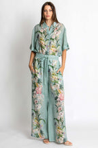 Sienna Pant in Sage Amour