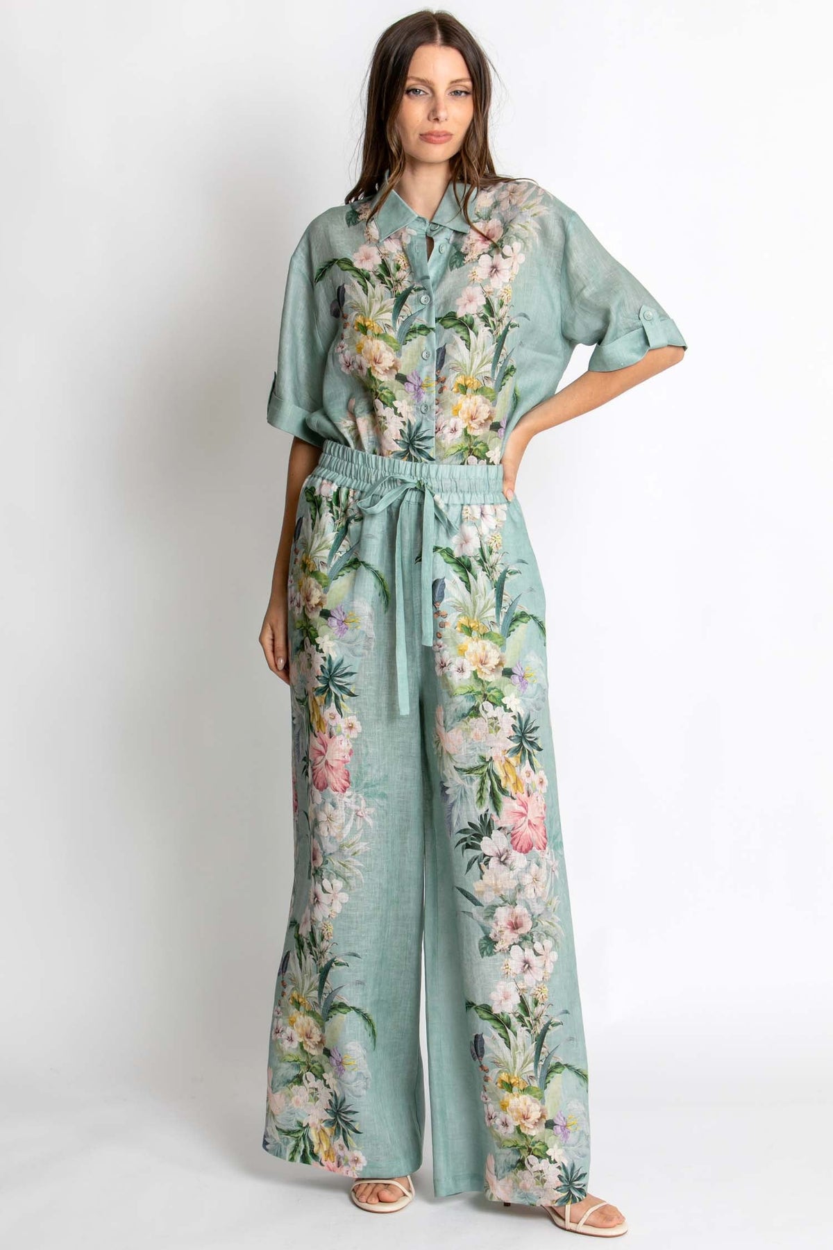 Sienna Pant in Sage Amour