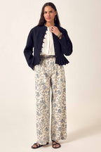 Simone Pant in White Fuji