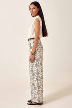 Simone Pant in White Fuji