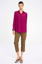 Single Pocket Shirt in Mulberry