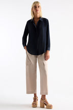 Single Pocket Shirt in Navy