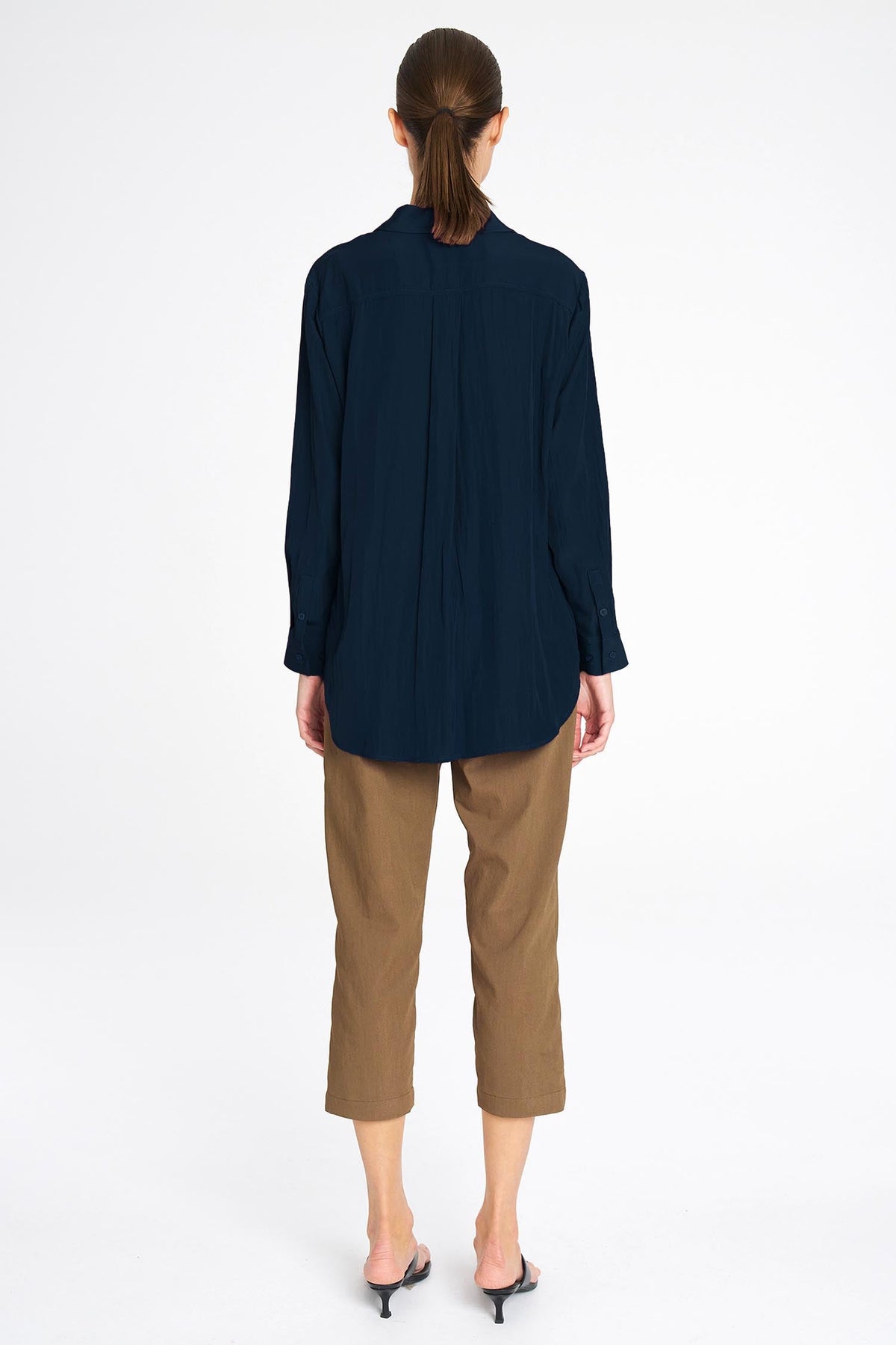 Single Pocket Shirt in Navy