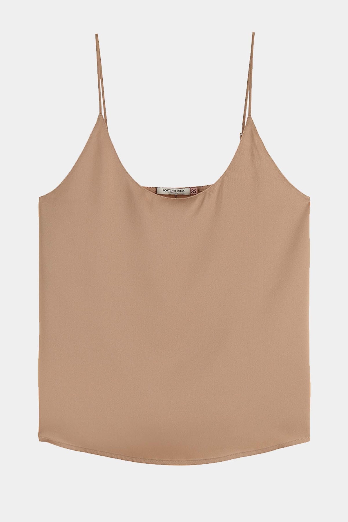 Woven Front Jersey Back Tank in Amphora