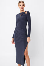 Slated Midi Dress in Slate | FINAL SALE