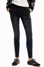 Slim Contrast Jeans Black Denim | FINAL SALE