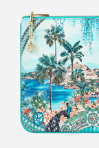 Small Canvas Clutch in Balearic Bebe