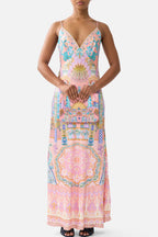 Small Canvas Clutch in Howdy Gaudi