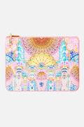 Small Canvas Clutch in Howdy Gaudi