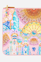 Small Canvas Clutch in Howdy Gaudi