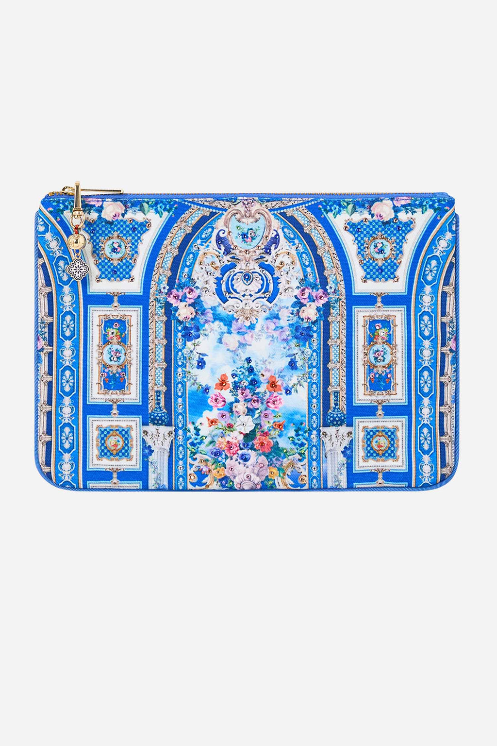 Small Canvas Clutch in Ottoman Opulence | FINAL SALE