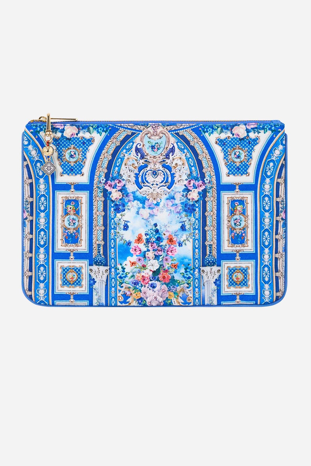 Small Canvas Clutch in Ottoman Opulence | FINAL SALE