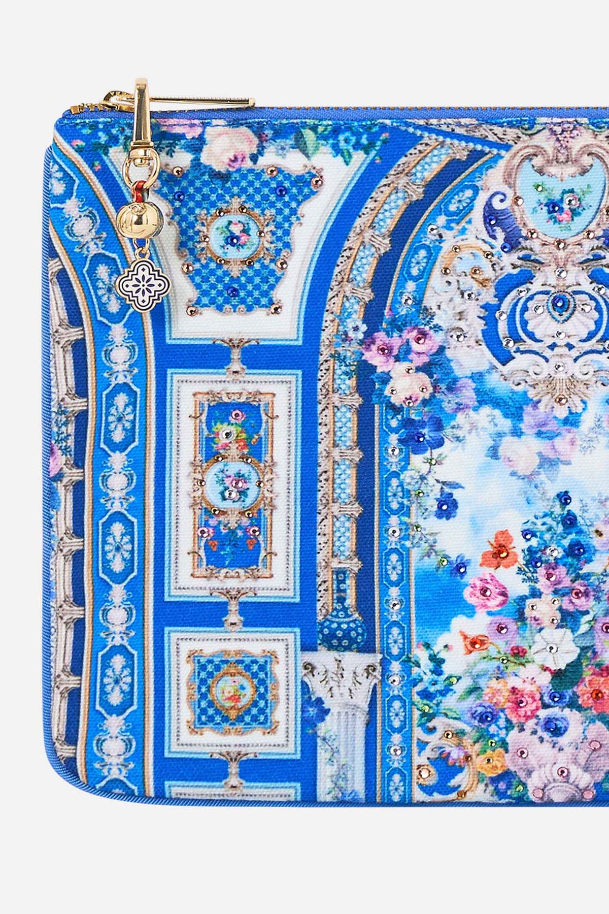 Small Canvas Clutch in Ottoman Opulence | FINAL SALE