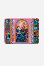 Small Canvas Clutch in Salty Splendour | FINAL SALE