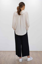 Soft Vent Pant in Black Bottoms Mela Purdie 