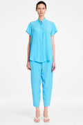 Soft Stand Shirt in Delphinium