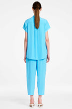 Soft Stand Shirt in Delphinium