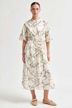 Soil Dress in Eggnog