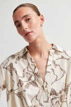 Soil Twist Shirt in Eggnog