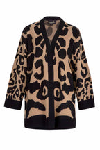 Spot n Cold Cardigan in Leopard